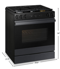 Samsung Bespoke 5 Series 6 Cu. Ft. Gas Range with Air Fry - NSG6DG8500MTAA | Cuisinière à gaz Bespoke de Samsung de série 5 de 6 pi³ avec friture à air Air Fry - NSG6DG8500MTAA | NSG6D85M