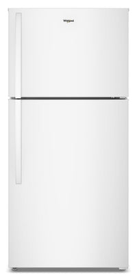 Whirlpool 29.5" 19 Cu. Ft. Top Freezer Refrigerator with Total Coverage Cooling - White - WRTX7419SW | Réfrigérateur Whirlpool de 19 pi³ et de 29,5 po à congélateur supérieur avec refroidissement à couverture totale - blanc - WRTX7419SW