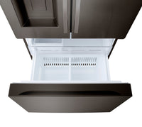 LG 33" 25 Cu. Ft. 3-Door French Door Refrigerator - PrintProof™ Stainless Steel - LF25H6330D | Réfrigérateur LG de 25 pi3 et de 33 po à 3 portes françaises - acier inoxydable PrintProofMC - LF25H6330D