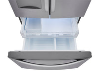 LG 29 Cu. Ft. French-Door Refrigerator with Water Dispenser - LRFWS2906V | Réfrigérateur LG de 29 pi³ à portes françaises avec distributeur d'eau - LRFWS2906V | LRFWS29V