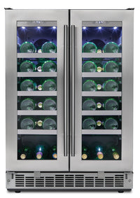 Silhouette Napa 4.7 Cu. Ft. 42-Bottle French-Door Wine Cooler - DWC047D1BSSPR 