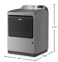 Maytag 7.4 Cu. Ft. Pet Pro Gas Dryer - Silver - MGD7205RR | Sécheuse à gaz Animal Pet Pro de Maytag de 7,4 pi3 - Argent - MGD7205RR |