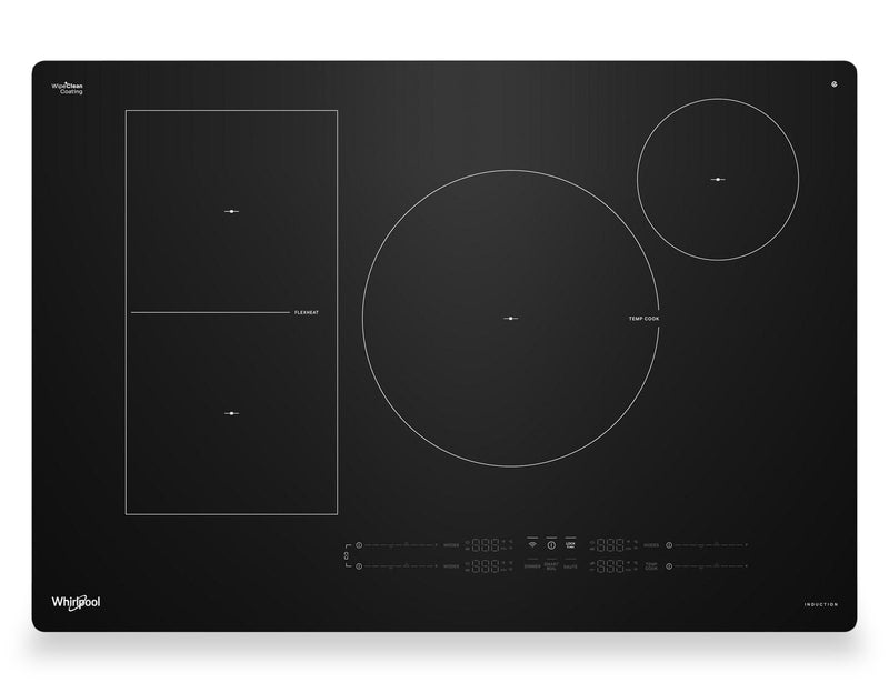 Whirlpool 30" 4-Element Induction Cooktop - Black - WCIT7530SB | Surface de cuisson à induction Whirlpool de 30 po à 4 éléments - noire - WCIT7530SB