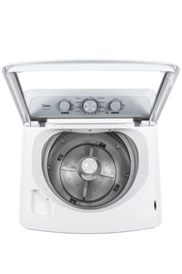 Midea 4.5 Cu. Ft. Top Load Agitator Washer – White - MLTW45A2BWW | Laveuse Midea à chargement par le haut de 4,5 pi3 avec agitateur - blanche - MLTW45A2BWW