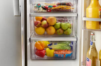 Whirlpool 36" 21 Cu. Ft. Side-by-Side Refrigerator - Fingerprint-Resistant Stainless - WRSC6536RZ | Réfrigérateur Whirlpool de 21 pi³ et de 36 po à compartiments juxtaposés - acier inoxydable résistant aux traces de doigts - WRSC6536RZ