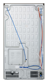 LG 36" 27 Cu. Ft Side by Side Refrigerator - Fingerprint Resistant Stainless Steel - LL27T3530S  | Réfrigérateur LG de 27 pi3 et de 36 po à compartiments juxtaposés - acier inoxydable résistant aux traces de doigts - LL27T3530S
