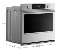 KitchenAid 30" Smart Electric Single Wall Oven – PrintShield Stainless Steel - KOES730SPS | Four mural simple électrique intelligent KitchenAid de 30 po - acier inoxydable PrintShieldMC - KOES730SPS