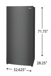 Frigidaire 20 Cu. Ft. Upright Freezer – Carbon - FRUF2020AN | Congélateur vertical Frigidaire de 20 pi<sup>3</sup> - carbone - FRUF2020AN