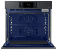 Samsung 5.1 Cu. Ft. 7 Series Single Wall Oven with AI Camera - NV51CG700SMTAA | Four mural simple Samsung de 5,1 pi³ à hublot de série 7 avec caméra IA - NV51CG700SMTAA | NV51C7SM