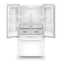 Whirlpool 36" 25.2 Cu. Ft. French-Door Refrigerator - White - WRFF3036RW | Réfrigérateur Whirlpool de 36 po et de 25,2 pi³ à portes françaises - blanc - WRFF3036RW | WRFF30RW