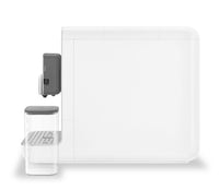 Smeg Fully Automatic Espresso Maker with Milk Container - Matte White - BCC13WHMUS | Machine à espresso Smeg entièrement automatique avec contenant de lait - blanc mat - BCC13WHMUS | BCC13WHM