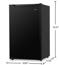 Danby 18.7” 3.2 Cu. Ft. Compact Fridge - Black - DAR032B2BM | Réfrigérateur compact Danby de 3,2 pi³ et de 18,7 po - noir - DAR032B2BM