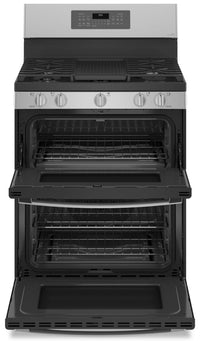 Profile 6.8 Cu. Ft. Double Oven Gas Range with No-Preheat Air Fry - PCGB965YPFS | Cuisinière à gaz à double four Profile de 6,8 pi3 avec friture à air sans préchauffage - PCGB965YPFS | PCGB96FS