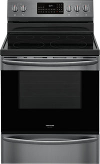 Frigidaire Gallery 5.7 Cu. Ft. Freestanding Electric Range with Air Fry - GCRE306CAD - Electric Range in Smudge-proof Black Stainless Steel