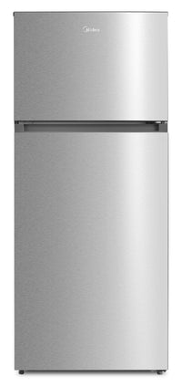 Midea 27.5” 16 Cu. Ft. Top Mount Freezer Refrigerator – Stainless Steel - MRT16D2BST | Réfrigérateur Midea de 16 pi³ et de 27,5 po à congélateur supérieur - acier inoxydable - MRT16D2BST | MRT16D2S