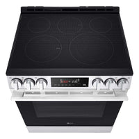 LG 6.3 Cu. Ft Smart Electric Range with EasyClean® - Smudge Resistant Stainless Steel - LSEL6333XE | Cuisinière intelligente électrique LG de 6,3 pi³ avec EasyCleanMD - acier inoxydable résistant aux taches - LSEL6333XE