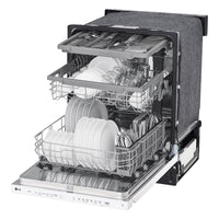 LG Top-Control Dishwasher with QuadWash® and Third Rack - LDPN4542W | Lave-vaisselle LG avec commandes sur le dessus, QuadWashMC et 3e panier - LDPN4542W | LDPN454W