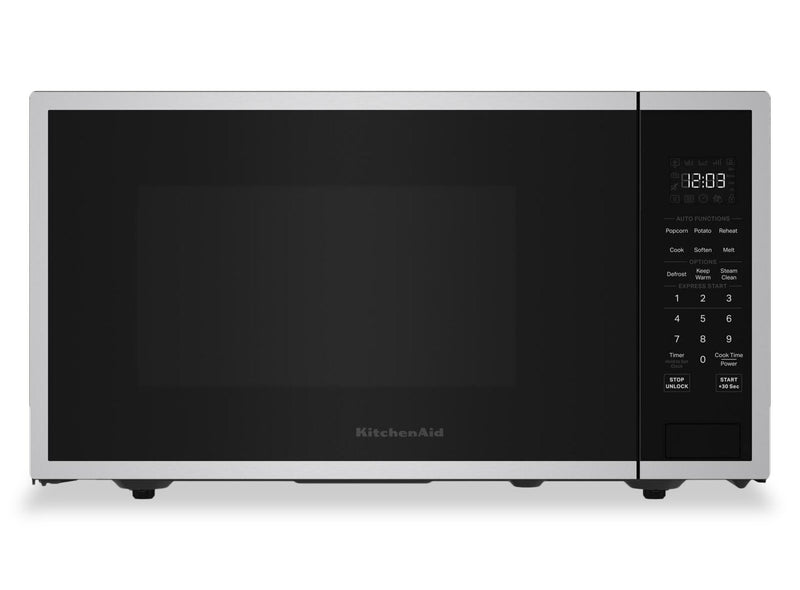 KitchenAid 1.5 Cu. Ft. Countertop Microwave with Air Fry - PrintShield Stainless Steel - KMCS522SPS | Four à micro-ondes de comptoir KitchenAid de 1,5 pi3 avec friture à air - acier inoxydable PrintShieldMC - KMCS522SPS