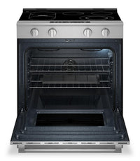 Maytag 30" 5.3 Cu. Ft. Slide-In Electric Range with No Preheat Air Fry - Stainless Steel - YMSES7030SZ | Cuisinière électrique encastrée Maytag de 5,3 pi3 et de 30 po avec friture à air sans préchauffage - acier inoxydable - YMSES7030SZ
