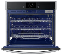 Samsung 5.1 Cu. Ft. 6 Series Single Wall Oven with Air Fry - NV51CG600SSRAA | Four mural simple Samsung de 5,1 pi³ série 6 avec hublot et AirFry - NV51CG600SSRAA | NV51C6SS