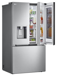 LG 31 Cu. Ft. Smart Mirror InstaView™ Door-in-Door® Refrigerator - LRYKS3106S | Réfrigérateur intelligent Mirror InstaViewMC LG 31 pi³ avec système Porte dans la porteMD - LRYKS3106S | LRYKS31S