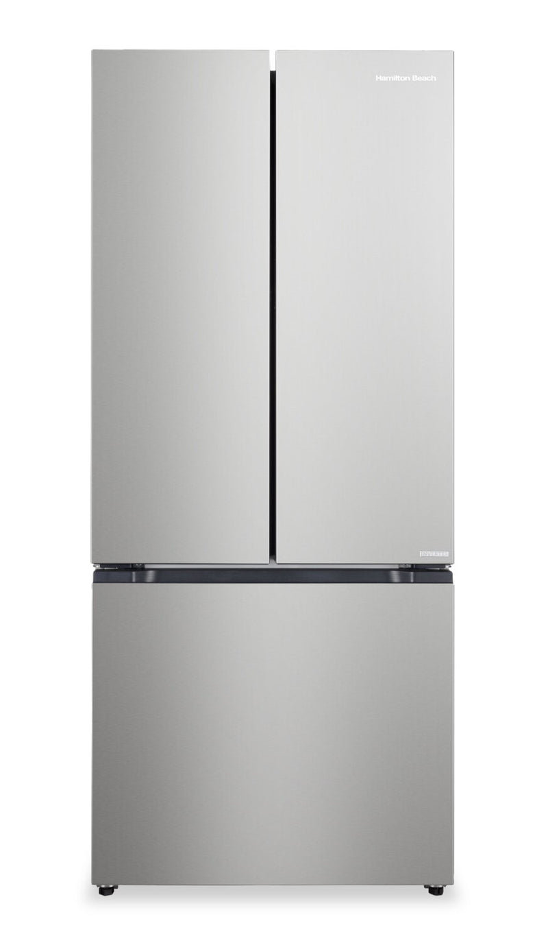 Hamilton Beach 30" 17.7 Cu. Ft French Door Refrigerator with Bottom Freezer - HBF1772  | Réfrigérateur Hamilton Beach de 17,7 pi3 et de 30 po à portes françaises avec congélateur inférieur - HBF1772