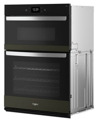 Whirlpool 6.4 Cu. Ft. Smart Combination Wall Oven with Air Fry - WOEC7030PV  | Four mural combiné intelligent Whirlpool de 6,4 pi³ avec friture à air chaud AirFry - WOEC7030PV  | WOEC703V