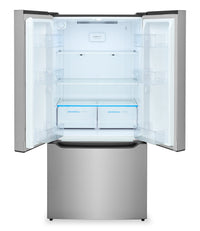Frigidaire 33" 20 Cu. Ft. Counter-Depth French Door Refrigerator - FRFG2033AV | Réfrigérateur Frigidaire de 20 pi3 et de 33 po à portes françaises de profondeur comptoir - FRFG2033AV