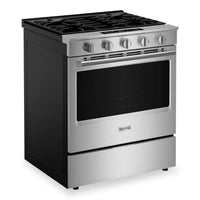 Maytag 30" 5 Cu. Ft. Slide-In Gas Range - Fingerprint Resistant Stainless Steel - MSGS7030SZ | Cuisinière à gaz encastrée Maytag de 5 pi3 et de 30 po - acier inoxydable résistant aux traces de doigts - MSGS7030SZ