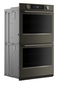 KitchenAid 30" Smart Electric Double Wall Oven - Black Ore - KOED730SBE | Four mural double intelligent électrique KitchenAid de 30 po - minerai noir - KOED730SBE