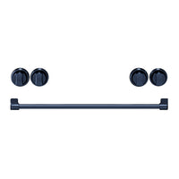 Thor Kitchen Handle and Knob Set for 30” Range in Gun Metal Blue - CKA-RG30-BLU | Ensemble de poignées et de boutons Thor Kitchen bleu métallisé pour cuisinière de 30 po - CKA-RG30-BLU | RG30KBLU