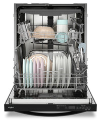 Whirlpool Flush-to-Cabinet Dishwasher with Third Rack - WDT550SAPB | Lave-vaisselle affleuré Whirlpool avec 3e panier - WDT550SAPB | WDT550PB