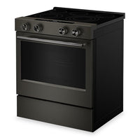 KitchenAid 30" 5.3 Cu. Ft. Electric Range – Black Ore - YKSES530SBE  | Cuisinière électrique KitchenAid de 5,3 pi³ et de 30 po - minerai noir - YKSES530SBE
