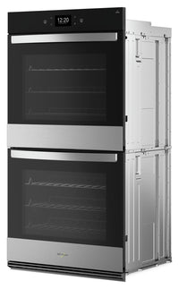 Whirlpool 10 Cu. Ft. Smart Double Wall Oven with Air Fry - WOED7030PZ | Four mural double intelligent Whirlpool de 10 pi³ avec friture à air - WOED7030PZ | WOED703Z