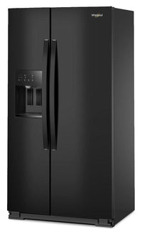 Whirlpool 36" 21 Cu. Ft. Side-by-Side Refrigerator - Black - WRSC5536RB | Réfrigérateur Whirlpool de 21 pi³ et de 36 po à compartiments juxtaposés - noir - WRSC5536RB