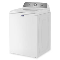 Maytag 4.8 Cu. Ft. Top Load Washer and 7.0 Cu. Ft. Gas Dryer with Wrinkle Prevent Option – White  | Laveuse à chargement par le haut 4,8 pi3 et sécheuse à gaz 7,0 pi3 avec option de prévention des plis de Maytag - blanches