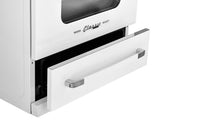 Classic Retro by Unique 30" 3.9 Cu. Ft. Induction Range - Marshmallow White - UNQ-30CR IC W  | Cuisinière à induction Classic Rétro par Unique de 30 po et de 3,9 pi3 - blanc guimauve - UNQ-30CR IC W  | UNQ30ICW