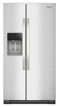 Whirlpool 36" 21 Cu. Ft. Side-by-Side Refrigerator - Fingerprint-Resistant Stainless - WRSC6536RZ | Réfrigérateur Whirlpool de 21 pi³ et de 36 po à compartiments juxtaposés - acier inoxydable résistant aux traces de doigts - WRSC6536RZ