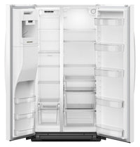 Whirlpool 36" 21 Cu. Ft. Side-by-Side Refrigerator - White - WRSC5536RW | Réfrigérateur Whirlpool de 21 pi³ et de 36 po à compartiments juxtaposés - blanc - WRSC5536RW