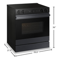 Samsung Bespoke 6.3 Cu. Ft. Smart Electric Range with Air Fry and Air Sous Vide - NSE6DG8500MTAC | Cuisinière intelligente électrique Bespoke de Samsung de 6,3 pi3 avec fonctions AirFry et Air Sous Vide - NSE6DG8500MTAC | NSE6D85S