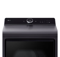 LG 7.3 Cu. Ft. Electric Dryer with Steam - Matte Black - DLEX8600BE | Sécheuse électrique LG de 7,3 pi³ avec vapeur - noir mat - DLEX8600BE