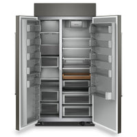 KitchenAid 25.5 Cu. Ft. Panel-Ready Built-In Side-by-Side Refrigerator - KBSN702MPA | Réfrigérateur encastré KitchenAid avec panneau personnalisable de 25,5 pi³ à compartiments juxtaposés - KBSN702MPA | KBSN702P