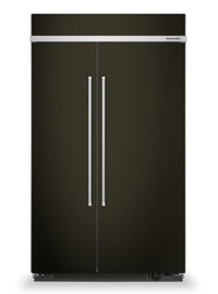 KitchenAid 30 Cu. Ft. Built-In Side-by-Side Refrigerator - KBSN708MBS | Réfrigérateur encastré KitchenAid de 30 pi³ à compartiments juxtaposés - KBSN708MBS | KBSN78BS