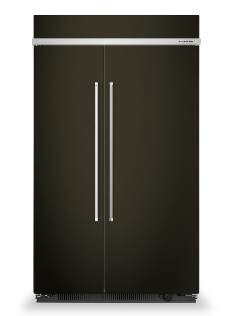 KitchenAid 30 Cu. Ft. Built-In Side-by-Side Refrigerator - KBSN708MBS | Réfrigérateur encastré KitchenAid de 30 pi³ à compartiments juxtaposés - KBSN708MBS | KBSN78BS