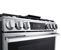 LG 6.3 Cu Ft. Smart Gas Slide-In Range with Air Fry- Fingerprint Resistant Stainless Steel - LSGL6335X | Cuisinière intelligente à gaz encastrée LG de 6,3 pi3 avec friture à air- acier inoxydable résistant aux traces de doigts - LSGL6335X