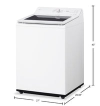 LG 5.6 Cu. Ft. Smart Top-Load Washer with EasyUnload™ - Essence White - WT8205CW | Laveuse intelligente LG à chargement par le haut de 5,6 pi3 avec EasyUnload - essence blanche - WT8205CW | WT8205CW