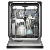 KitchenAid 24" 47 dBA Dishwasher with Third Level Utensil Rack – Black - KDFS224SBL | Lave-vaisselle KitchenAid de 24 po et de 47 dBA avec panier à ustensiles sur le troisième niveau - noir - KDFS224SBL