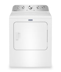 Maytag 5.4 Cu Ft. Top Load Washer with Pet Pro and 7.0 Cu Ft. Gas Dryer – White  | Laveuse à chargement par le haut 5,4 pi³ avec Animal Pet Pro et sécheuse à gaz 7,0 pi³ de Maytag - blanches