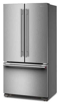 KitchenAid 36" 22 Cu. Ft. French Door Refrigerator - PrintShield Stainless Steel - KRFC136TPS | Réfrigérateur KitchenAid de 22 pi³ à portes françaises - acier inoxydable PrintShieldMC - KRFC136TPS