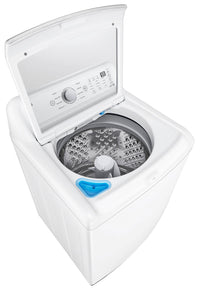 LG 5.6 Cu. Ft. Top-Load Washer with 4-Way™ Agitator and TurboDrum™ - WT7155CW | Laveuse LG à chargement par le haut de 5,6 pi³ avec agitateur à 4 directions et tambour TurboDrumMC - WT7155CW | WT7155CW